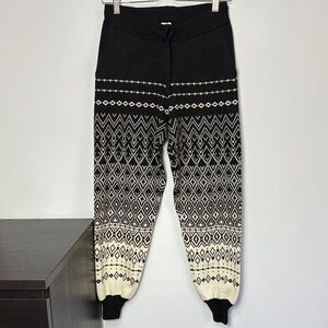 Joie Charcoal Knit Pants with Tie Detail
